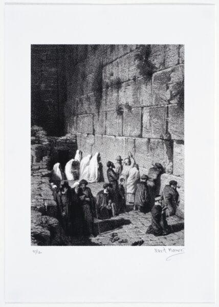 The Wailing Wall, 1839