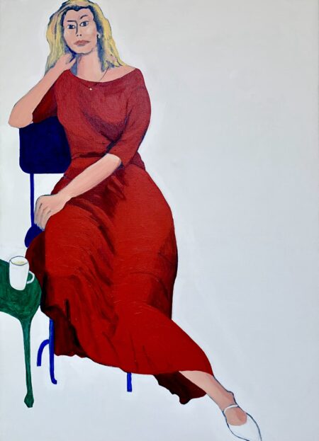 Angelica in a Red dress