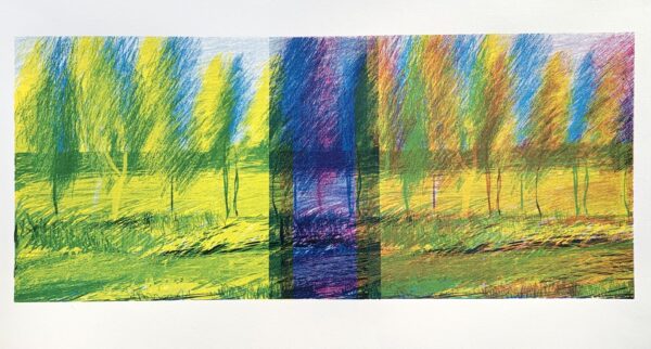 Dawn to Dusk #1 + #2 with Gold Leaf [Spring to Autumn] - Image 3