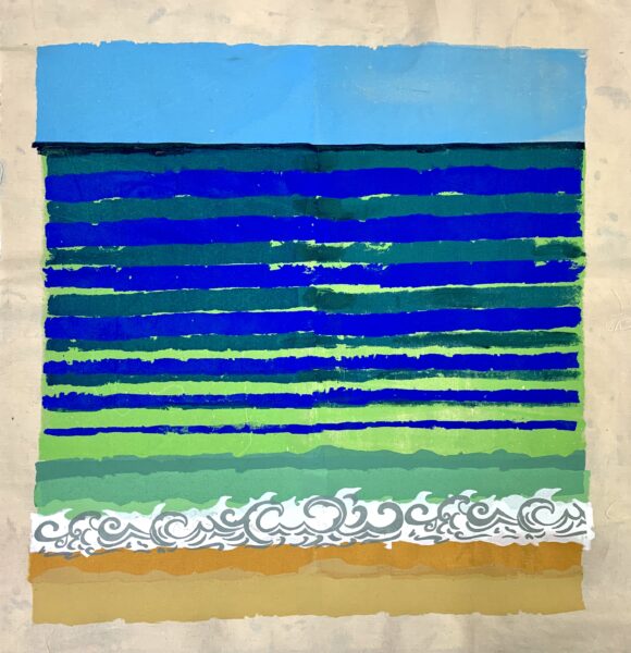 Green and Blue Waters, Miami Beach (Canvas)